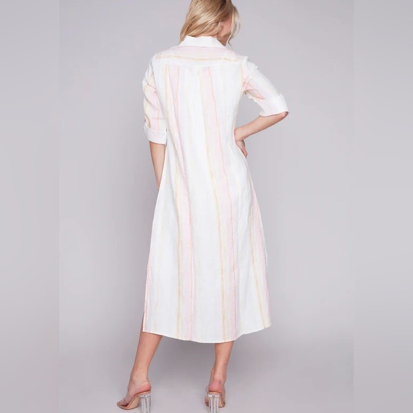 CHARLIE B ๐๐LINEN TUNIC-DRESS - Picture 5 of 11